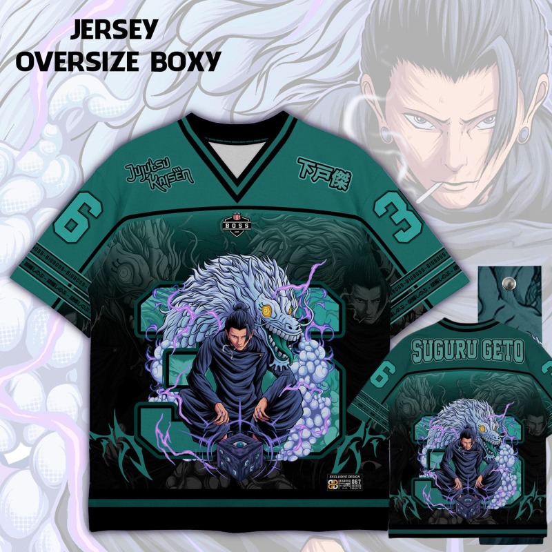 Anime Merchandise For Men - Camiseta de Jersey con Estampado de