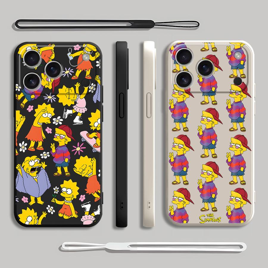Lanyard Anime Logo - Funda The Simpsons Lisa para Apple
