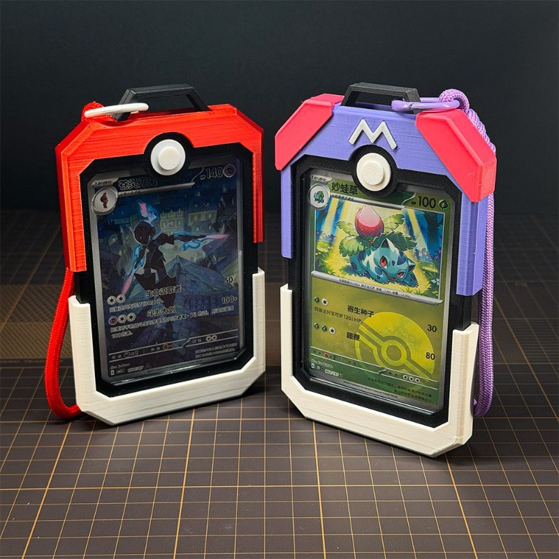 Themed Playing Card - Funda vertical para cartas Poke Ball,