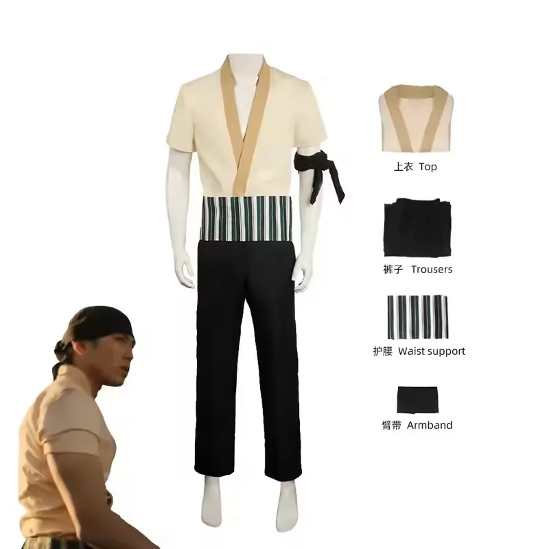 Zoro Anime Merchandise - Disfraz de Cosplay de Roronoa Zoro,