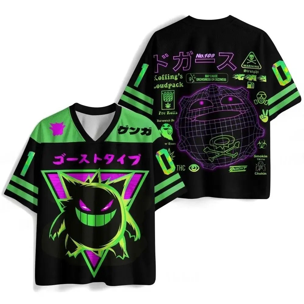 Popular Anime Merchandise - Camiseta de Manga Corta con Estampado