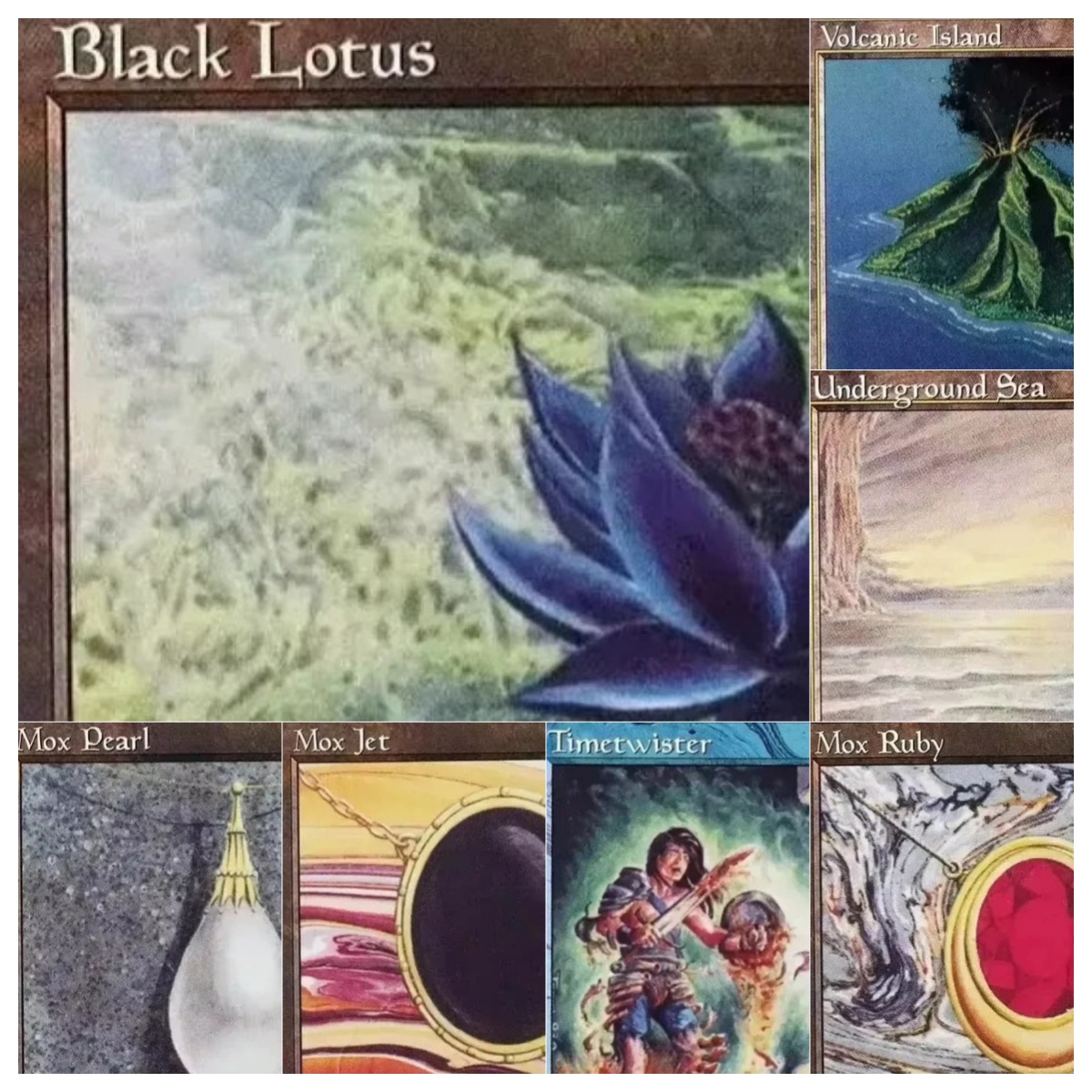 Themed Playing Card - 30th [blacklotus Scrubland] Juego de cartas