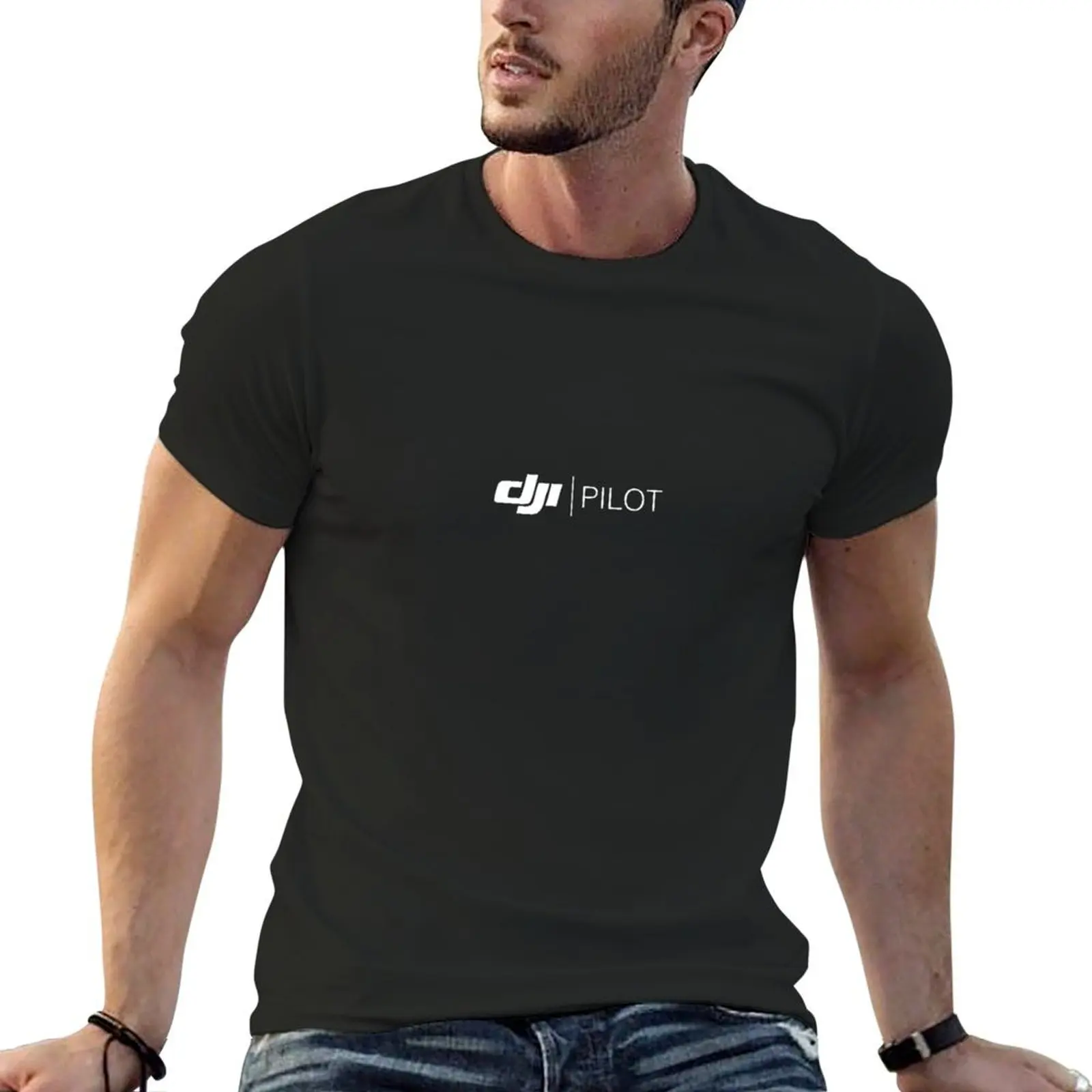 Anime Merchandise For Men - Best Seller-Camiseta DJI Pilot Merchandise, camiseta