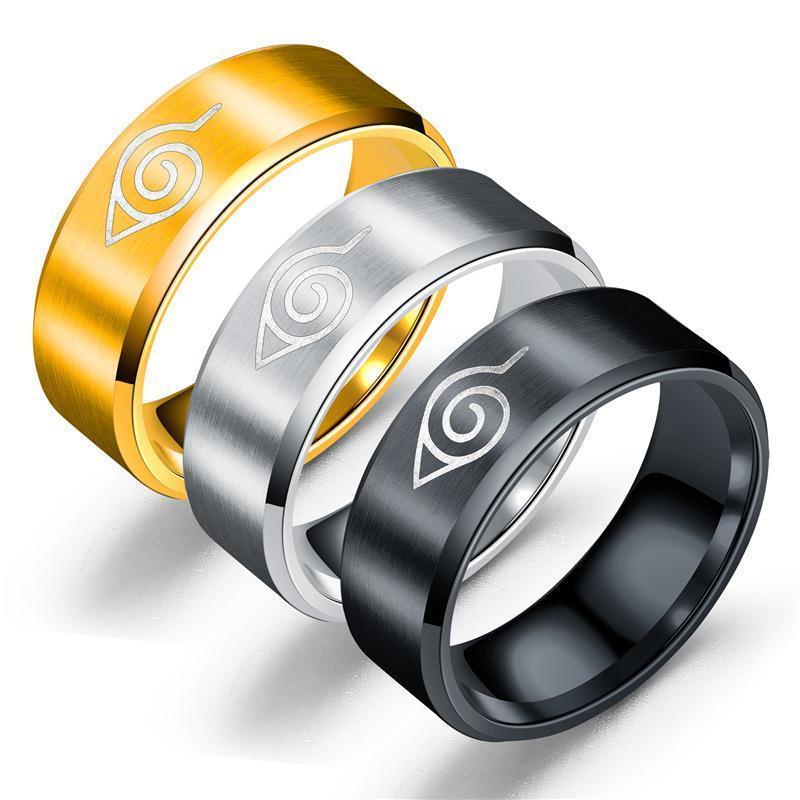 Anime Merchandise In Japanese - Anillo de Acero Inoxidable y Titanio