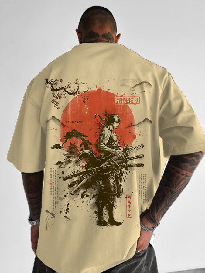 Camiseta de algodón con estamp - Zoro Anime Merchandise reseña y precio