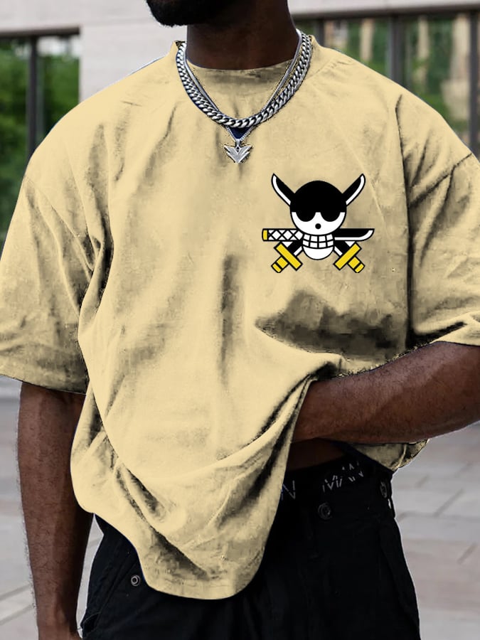 Camiseta de algodón con estamp - Zoro Anime Merchandise reseña y precio