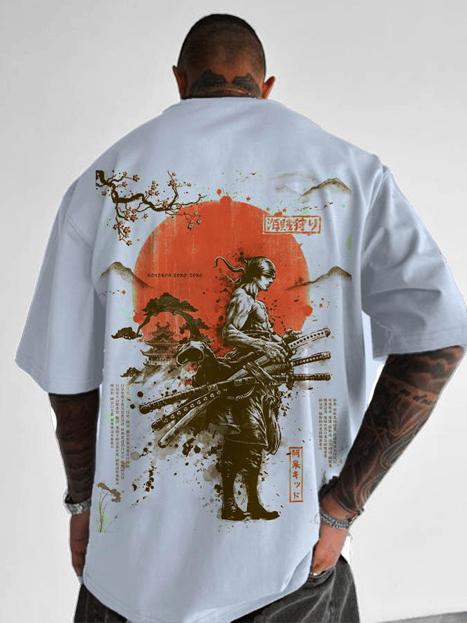 Camiseta de algodón con estamp - Zoro Anime Merchandise reseña y precio
