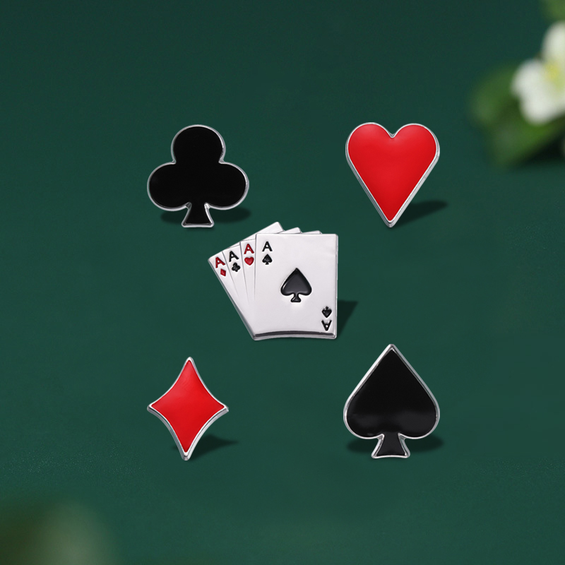 Alfileres esmaltados de naipes - Themed Playing Card reseña y precio