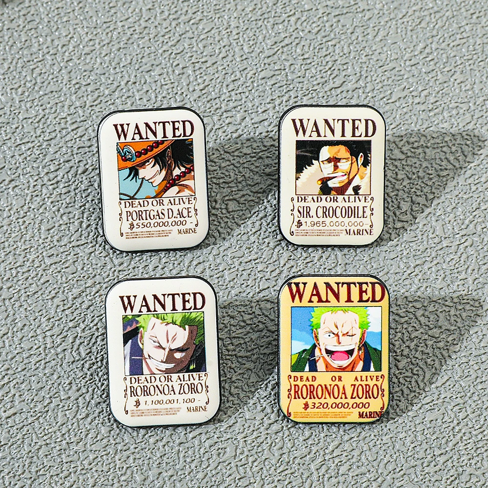 4 Broches de Anime de ONE PIEC - Anime One Piece Merchandise reseña y precio