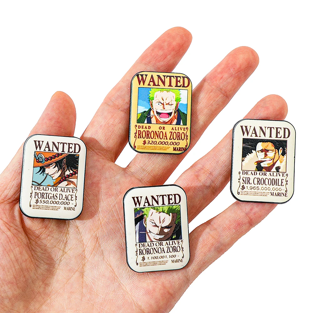 4 Broches de Anime de ONE PIEC - Anime One Piece Merchandise reseña y precio