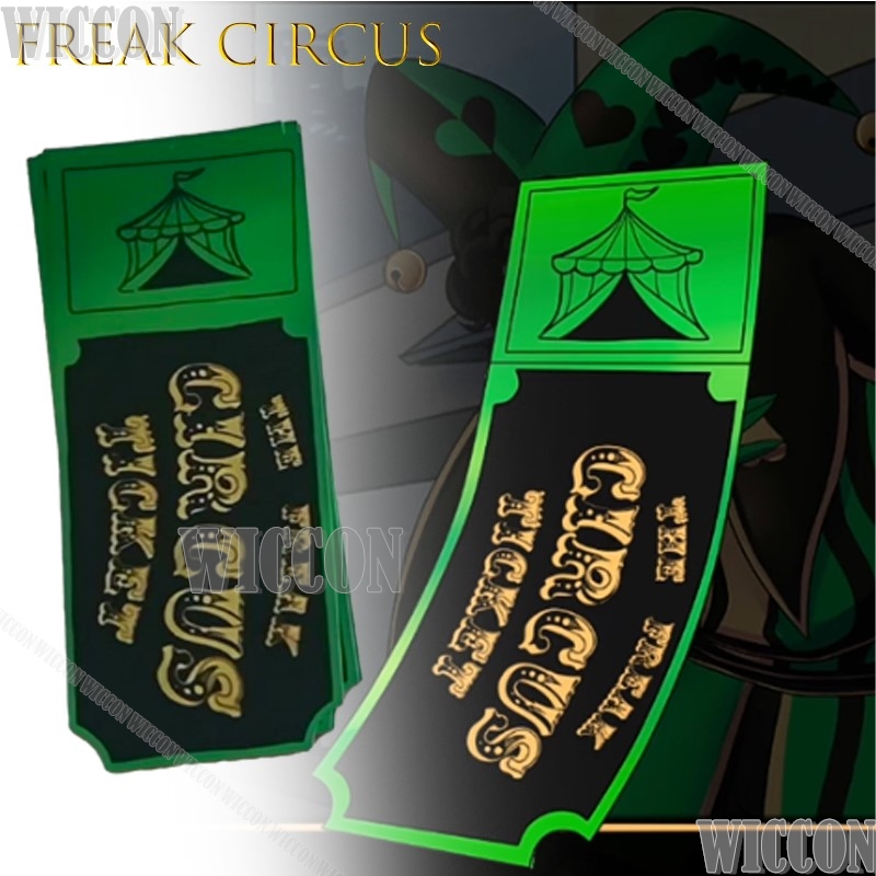 Freak Circus Ticket Card Rojo  - Anime Merchandise In Japanese reseña y precio