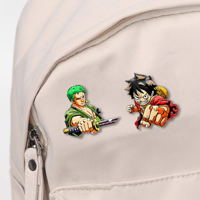Juego de 4 broches de personaj - Anime One Piece Merchandise reseña y precio
