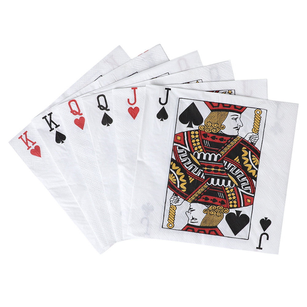 Servilletas de Papel para Cóct - Themed Playing Card reseña y precio