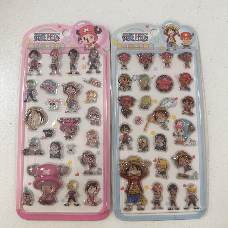 Pegatinas en relieve 3D de One - Anime One Piece Merchandise reseña y precio