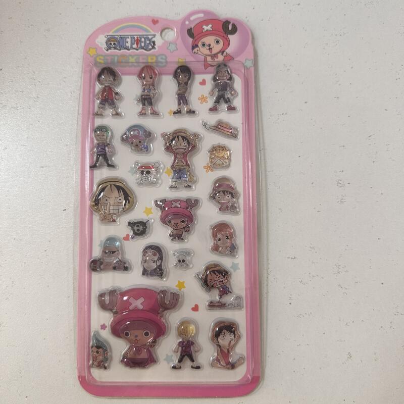 Pegatinas en relieve 3D de One - Anime One Piece Merchandise reseña y precio