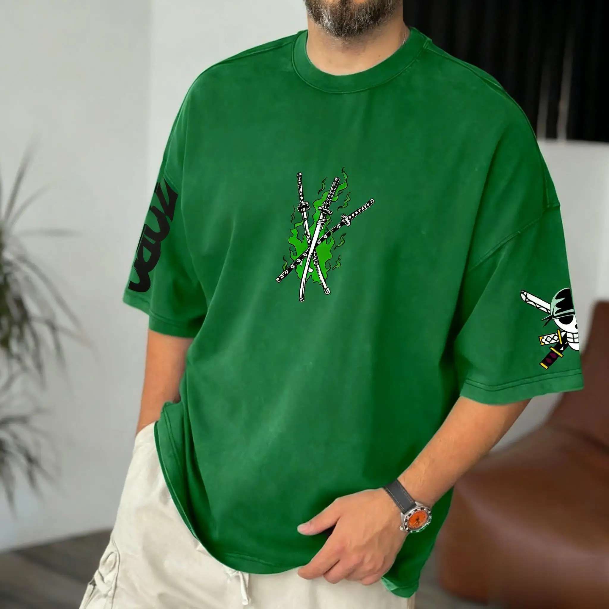 Verano Y2k Anime una pieza Zor - Zoro Anime Merchandise reseña y precio